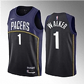 Men's Indiana Pacers #1 Jarace Walker Blue 2023 Draft City Edition Stitched Basketball Jersey Dzhi ,baseball caps,new era cap wholesale,wholesale hats